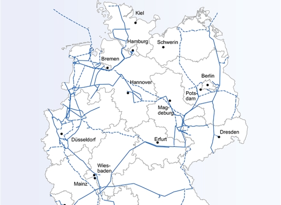 Entwurf Wasserstoff-Kernnetz 