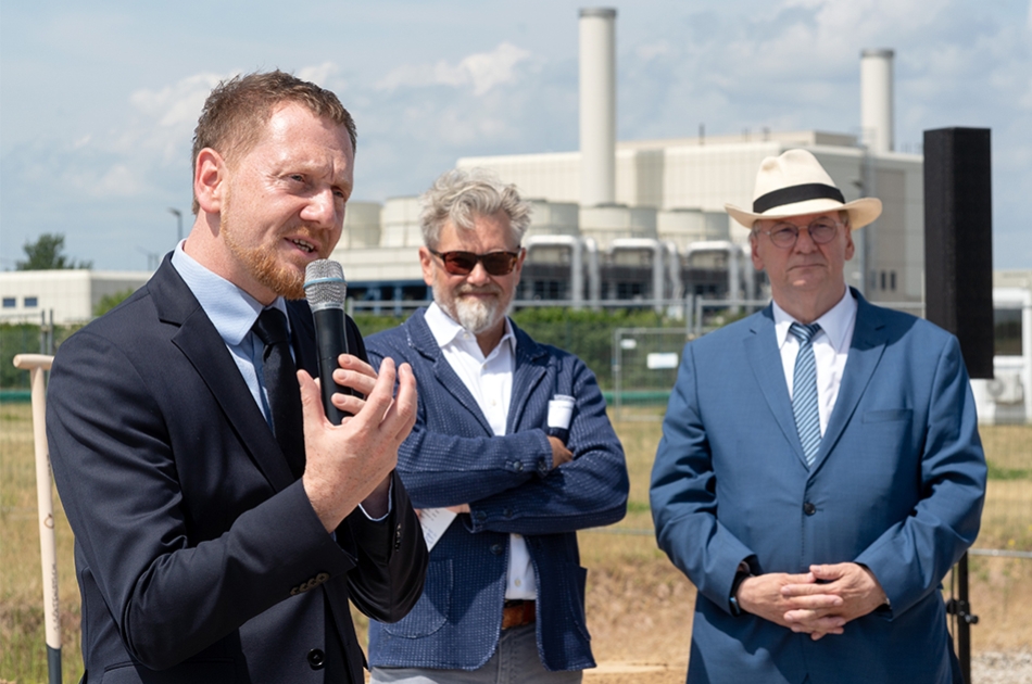 Wasserstoffregion Ostdeutschland Energiepark Bad Lauchstädt Spatenstich